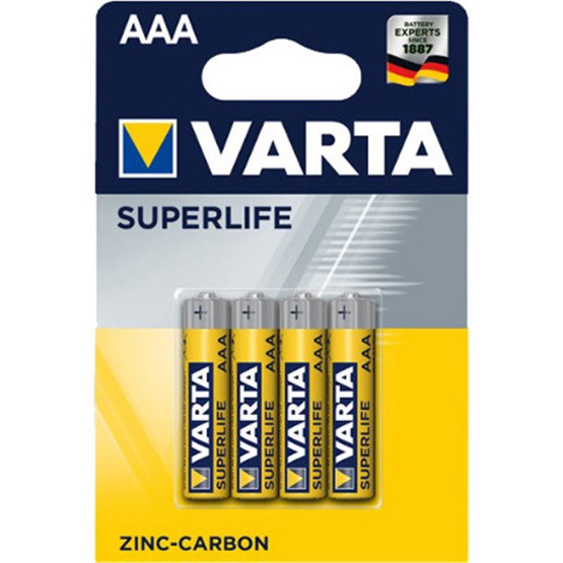Batteri Varta Superlife Micro AAA 4 stk