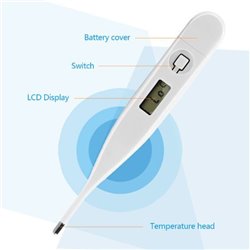 børn og voksne, termometer